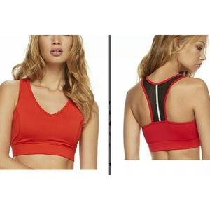 Madden NYC Juniors Metallic Racerback Bralette Bra